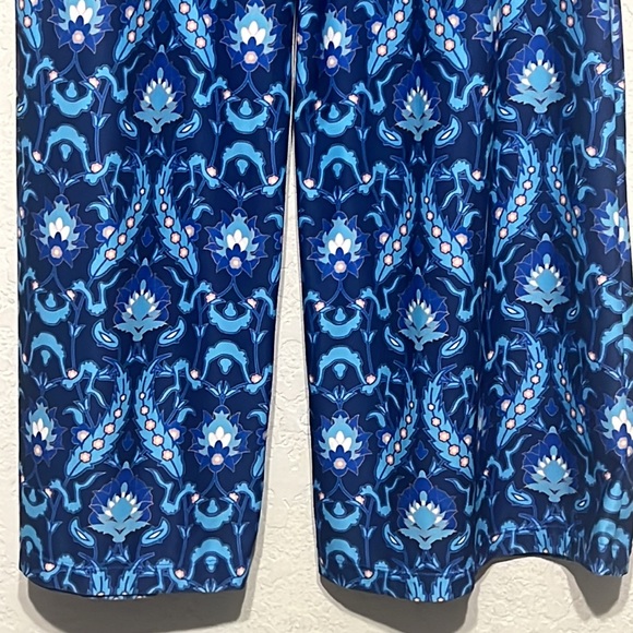 Lilly Wolly Doodle printed palazzo pants size MT - Picture 5 of 7